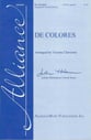 De Colores SATB choral sheet music cover